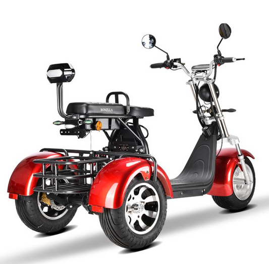 BULLBIKE Phoenix Elektro Dreirad Chopper 2000W 60V 12 / 20 / 40 / 55 / 80 / 110 Ah Lithium 45Km/h