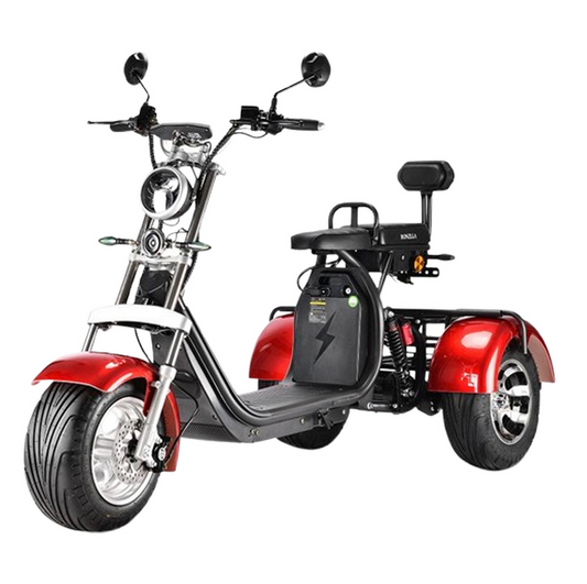 BULLBIKE Phoenix Elektro Dreirad Chopper 2000W 60V 12 / 20 / 40 / 55 / 80 / 110 Ah Lithium 45Km/h