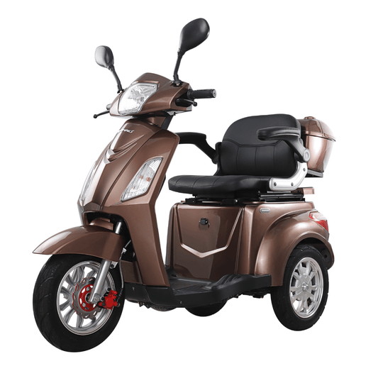 BULLBIKE Toledo Elektro Scooter 1000W 60V 20Ah Lithium 25Km/h/ Seniorenmobil / Dreirad