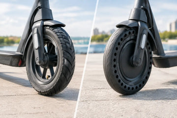 E-Scooter Luftreifen vs. Vollgummi im Vergleich