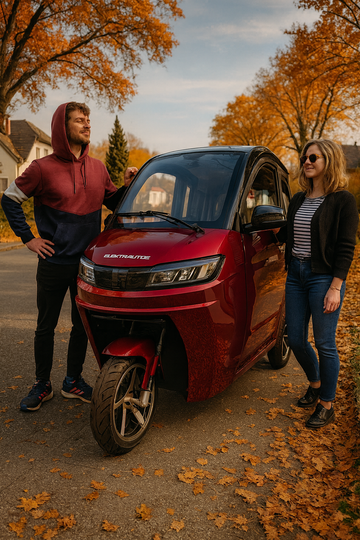 BULLBIKE Nara – Zwei Sitze, voller Komfort: Die smarte E-Mobilitätslösung für die Stadt