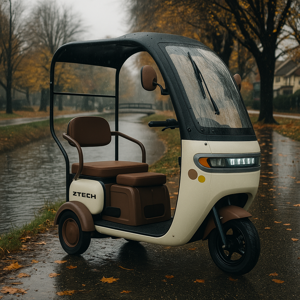 BULLBIKE Laos – Dreirad Elektroroller ohne Führerschein