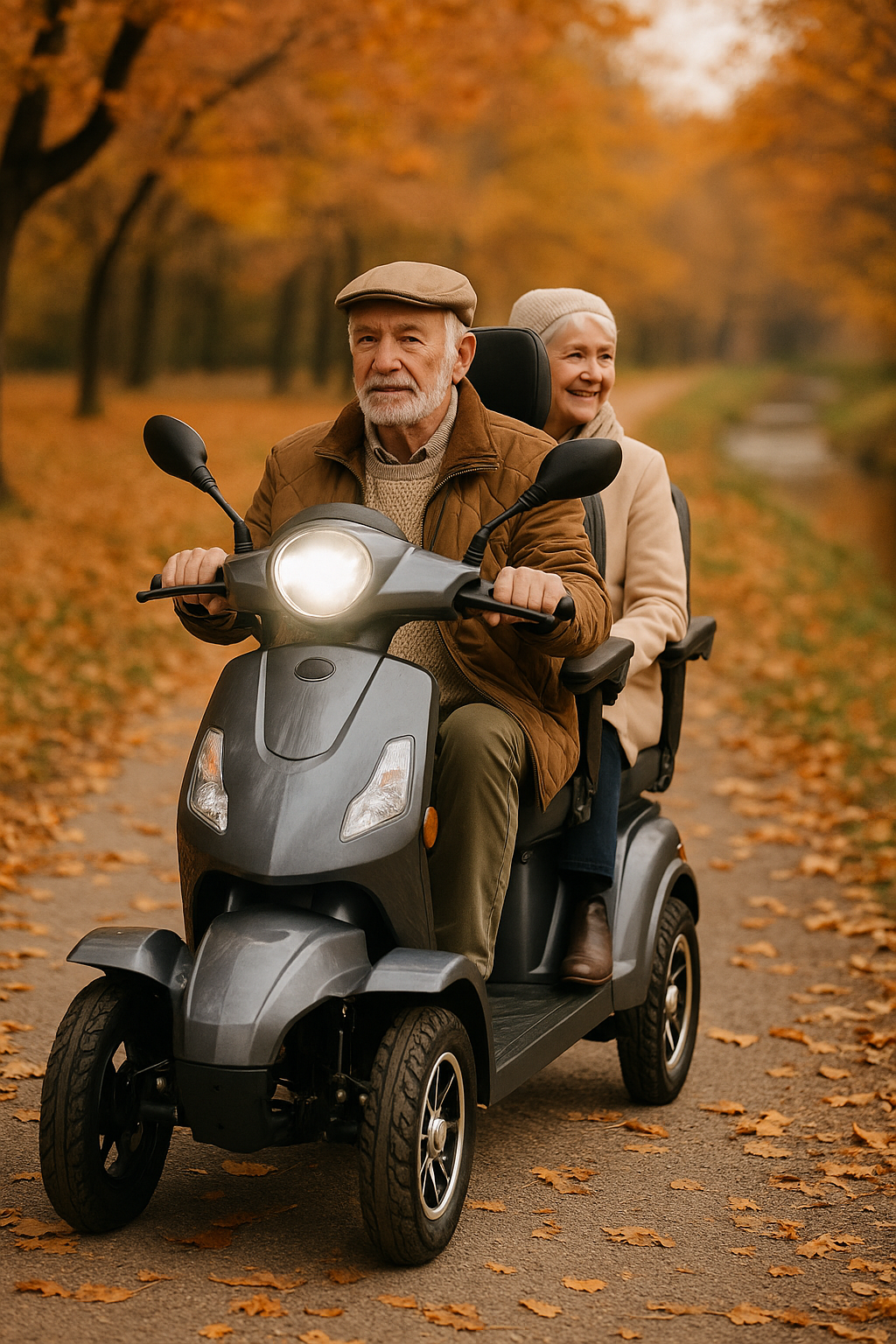 Manama Seniorenmobil: 25 km/h, 60 km Reichweite & Komfort für zwei Personen