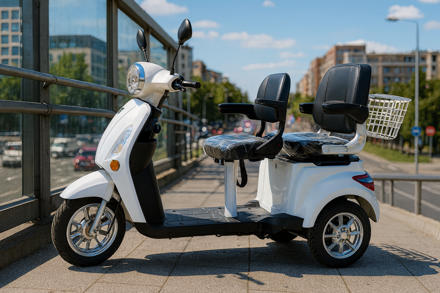 BULLBIKE Tallinn E-Roller: 25 km/h, 60 km Reichweite, stabil & sicher