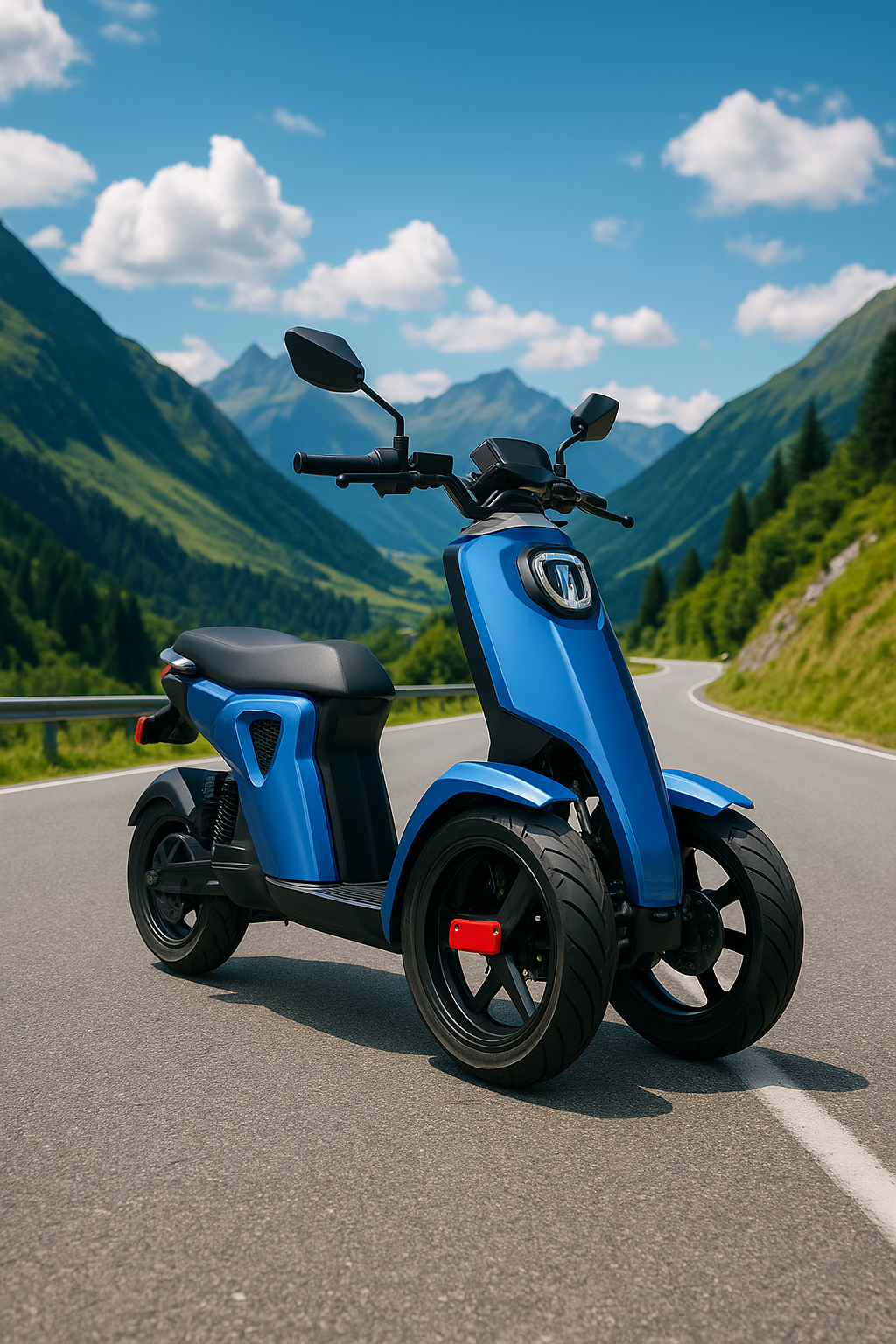 BULLBIKE Doohan Elektro-Dreirad: Sicheres Fahren dank 3 Rädern und BOSCH-Motor