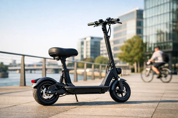 E Scooter mit Sitz kaufen - worauf es ankommt
