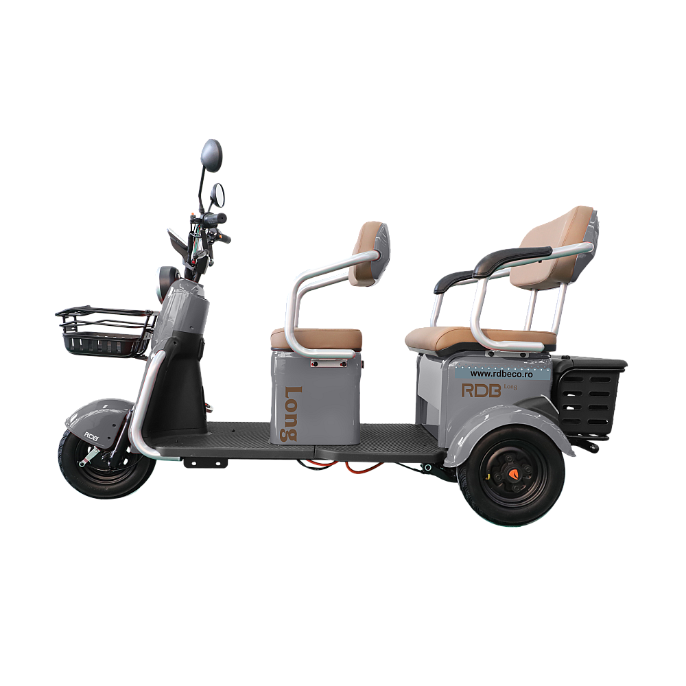 BULLBIKE Atlanta Elektro Scooter 2000W 60V 20Ah 25Km/h/ Seniorenmobil / Dreirad