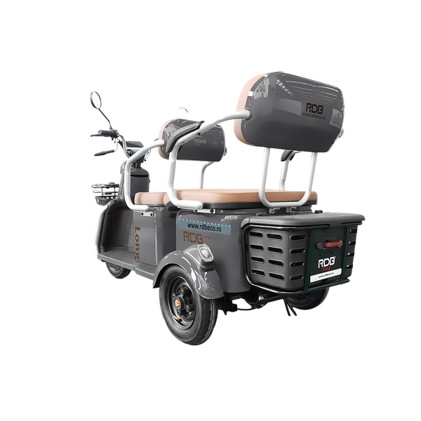 BULLBIKE Atlanta Elektro Scooter 2000W 60V 20Ah 25Km/h/ Seniorenmobil / Dreirad