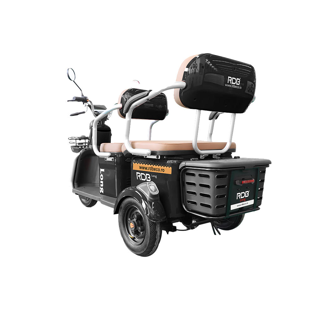 BULLBIKE Atlanta Elektro Scooter 2000W 60V 20Ah 25Km/h/ Seniorenmobil / Dreirad