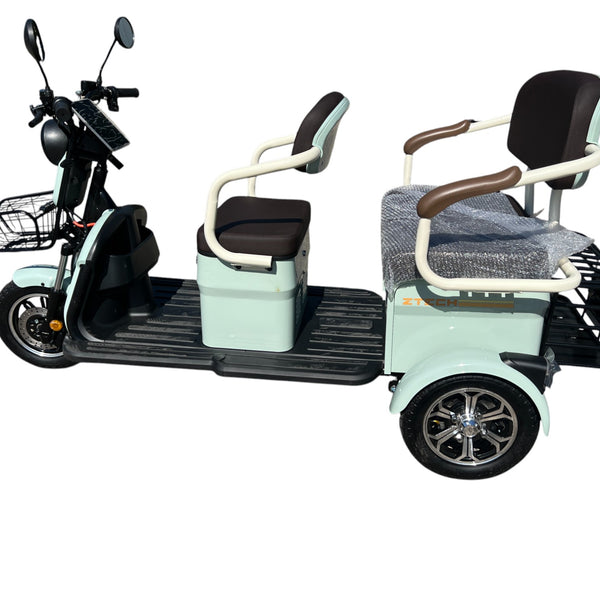 BULLBIKE Hamburg Elektro Scooter 1000W 60V/72V 20Ah 25Km/h/ Seniorenmobil / Dreirad