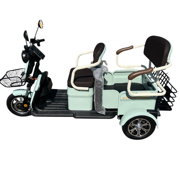 BULLBIKE Hamburg Elektro Scooter 1000W 60V/72V 20Ah 25Km/h/ Seniorenmobil / Dreirad
