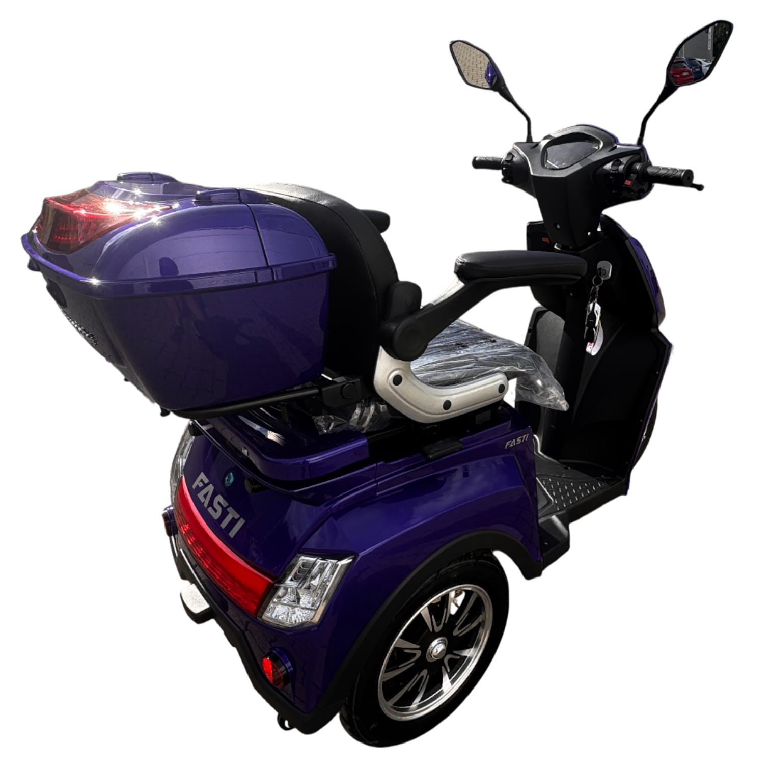 BULLBIKE Malaga Elektro Scooter 600W 60V 20Ah 25Km/h/ Seniorenmobil / Dreirad