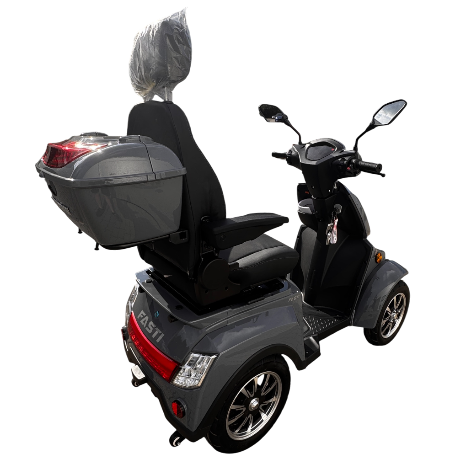 BULLBIKE Maseru Elektro Scooter 600W 60V 20Ah Lithium 25Km/h/ Seniorenmobil / Vierrad
