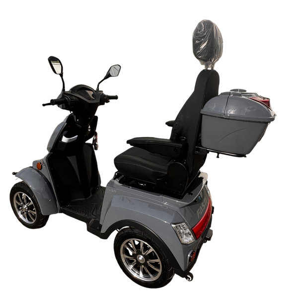 BULLBIKE Maseru Elektro Scooter 600W 60V 20Ah Lithium 25Km/h/ Seniorenmobil / Vierrad