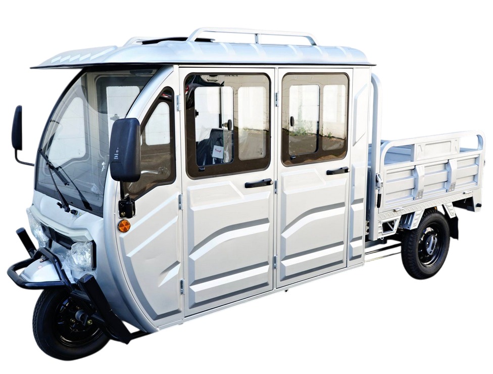 BULLBIKE Matola Cargo E-Lastendreirad mit Doppelkabine 25 / 45km/h 72V 58Ah 2000/3000W