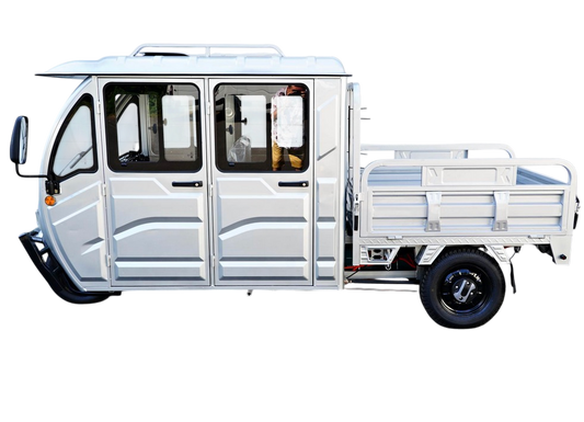 BULLBIKE Matola Cargo E-Lastendreirad mit Doppelkabine 25 / 45km/h 72V 58Ah 2000/3000W