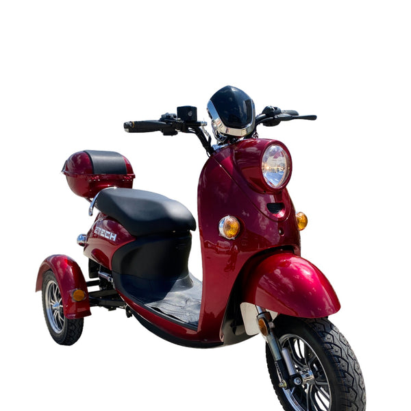 BULLBIKE Messina Dreirad Elektro Scooter 1000W 60V 20Ah 25 km/h /Seniorenmobil /