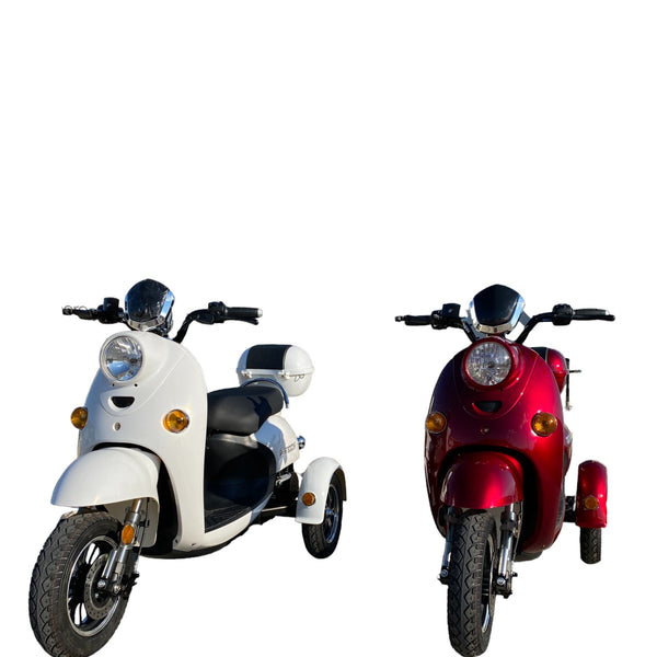 BULLBIKE Messina Dreirad Elektro Scooter 1000W 60V 20Ah 25 km/h /Seniorenmobil /
