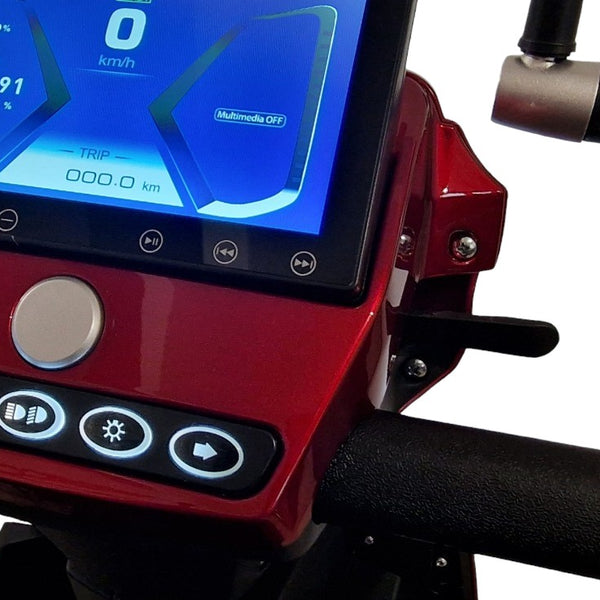 BULLBIKE Monaco Elektro Scooter 250 Watt (Max Peak 0,6 kW) 48V 20Ah 25Km/h/ Seniorenmobil / Vierrad