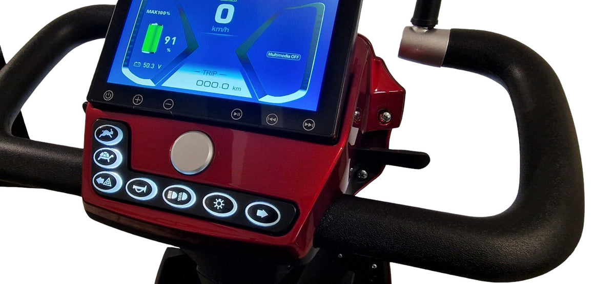 BULLBIKE Monaco Elektro Scooter 250 Watt (Max Peak 0,6 kW) 48V 20Ah 25Km/h/ Seniorenmobil / Vierrad