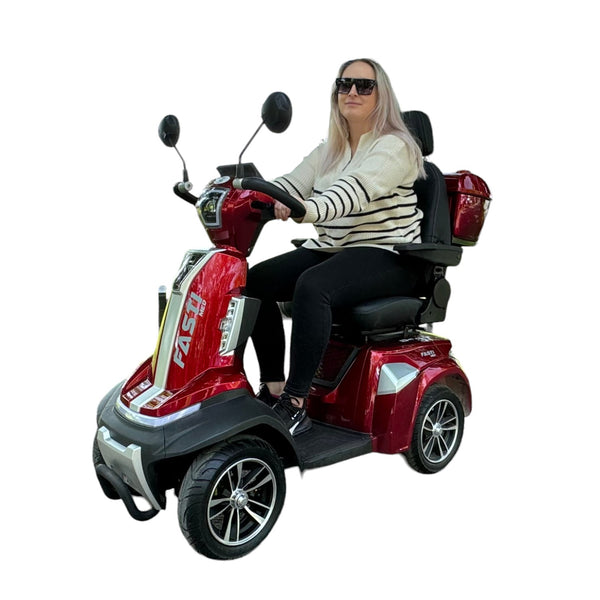 BULLBIKE Monaco Elektro Scooter 250 Watt (Max Peak 0,6 kW) 48V 20Ah 25Km/h/ Seniorenmobil / Vierrad