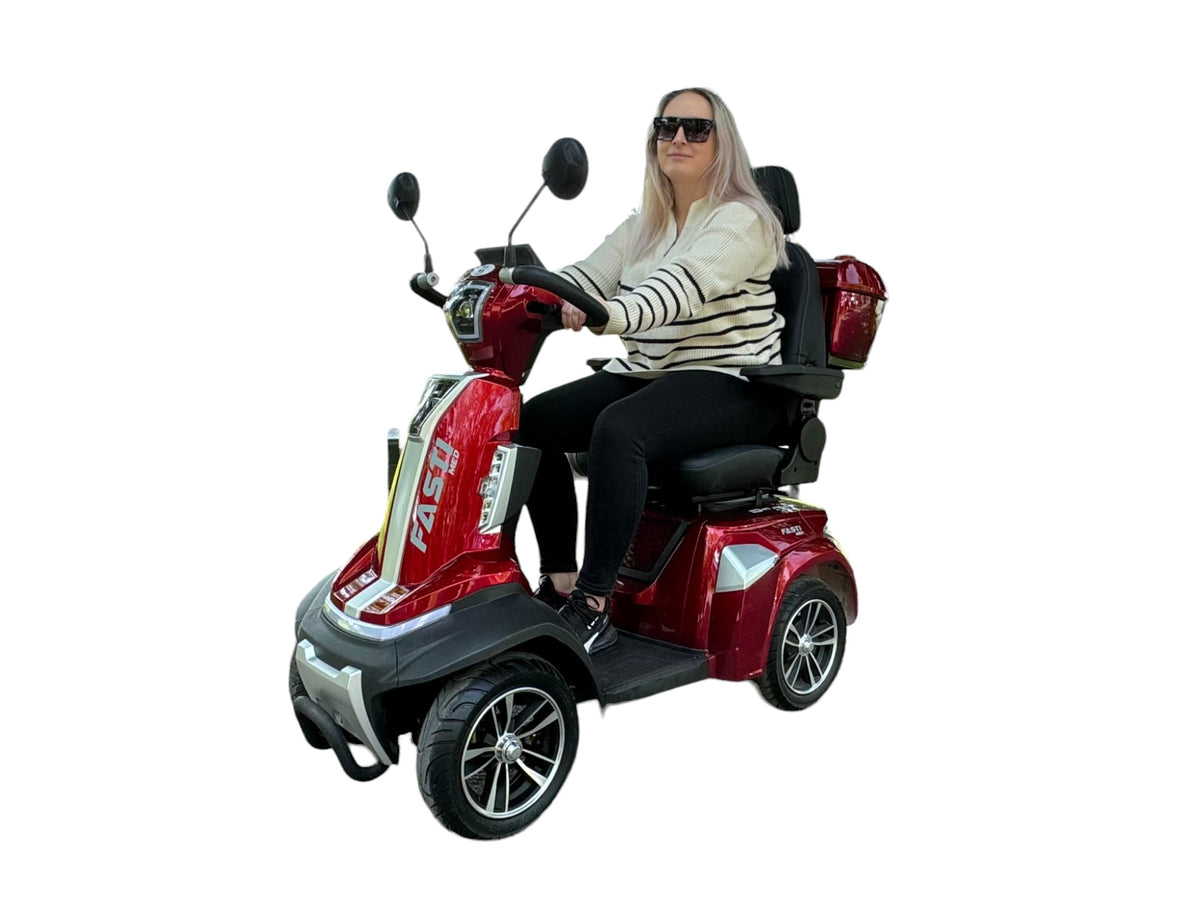 BULLBIKE Monaco Elektro Scooter 250 Watt (Max Peak 0,6 kW) 48V 20Ah 25Km/h/ Seniorenmobil / Vierrad