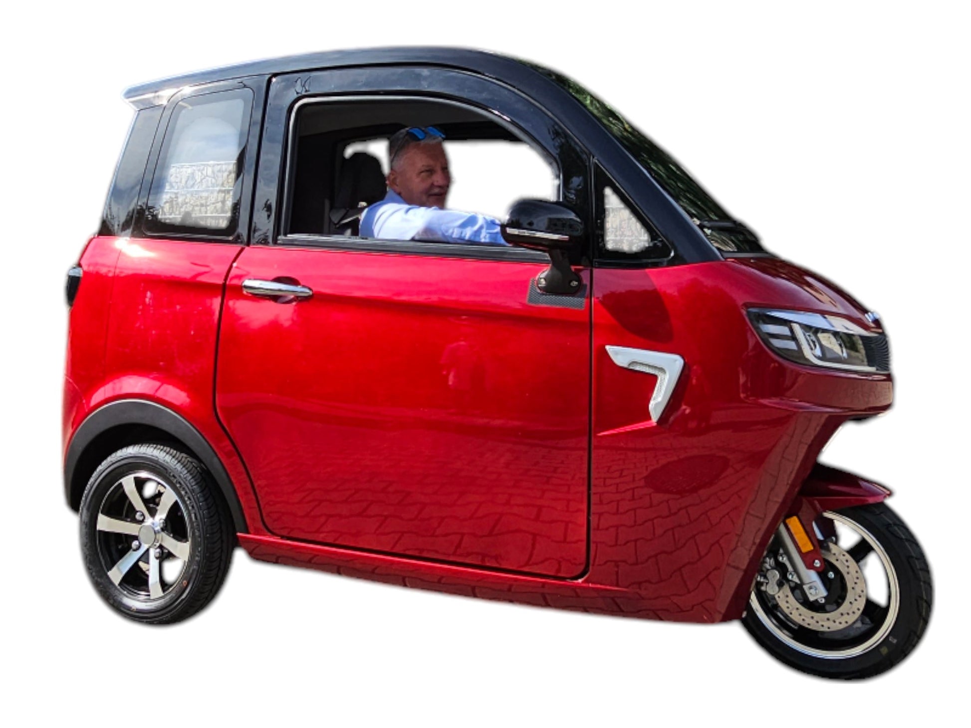 BULLBIKE Nara Elektro Kabineroller Scooter 1500W 60V 58Ah 45Km/h/