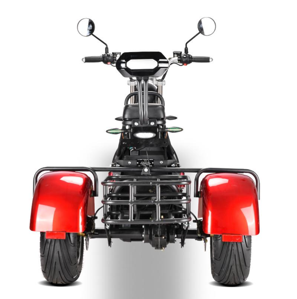 BULLBIKE Phoenix Elektro Dreirad Chopper 2000W 60V 12 / 20 / 40 / 55 / 80 / 110 Ah Lithium 45Km/h