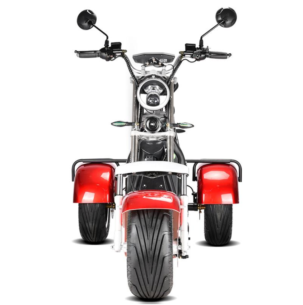 BULLBIKE Phoenix Elektro Dreirad Chopper 2000W 60V 12 / 20 / 40 / 55 / 80 / 110 Ah Lithium 45Km/h