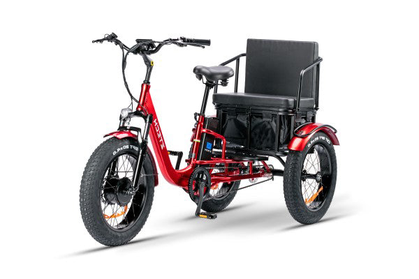BULLBIKE TOKIO-Max E-Dreirad Fahrrad 48V 13Ah Lithium-ionen 250W 25Km/h
