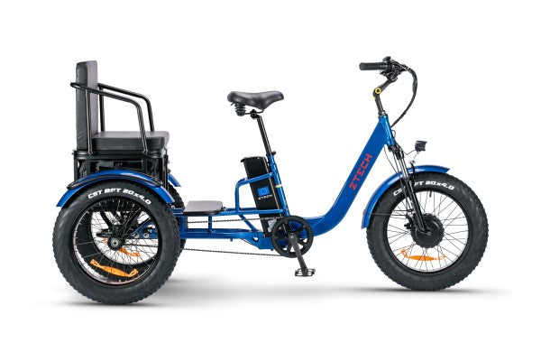 BULLBIKE TOKIO-Max E-Dreirad Fahrrad 48V 13Ah Lithium-ionen 250W 25Km/h