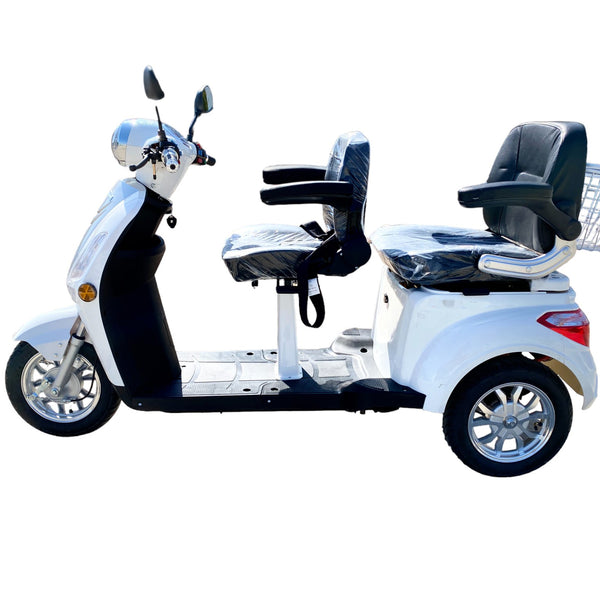 BULLBIKE Tallinn 2 Personen Elektro Scooter 1000W 60V 20Ah/ Seniorenmobil / Dreirad 25 km/h