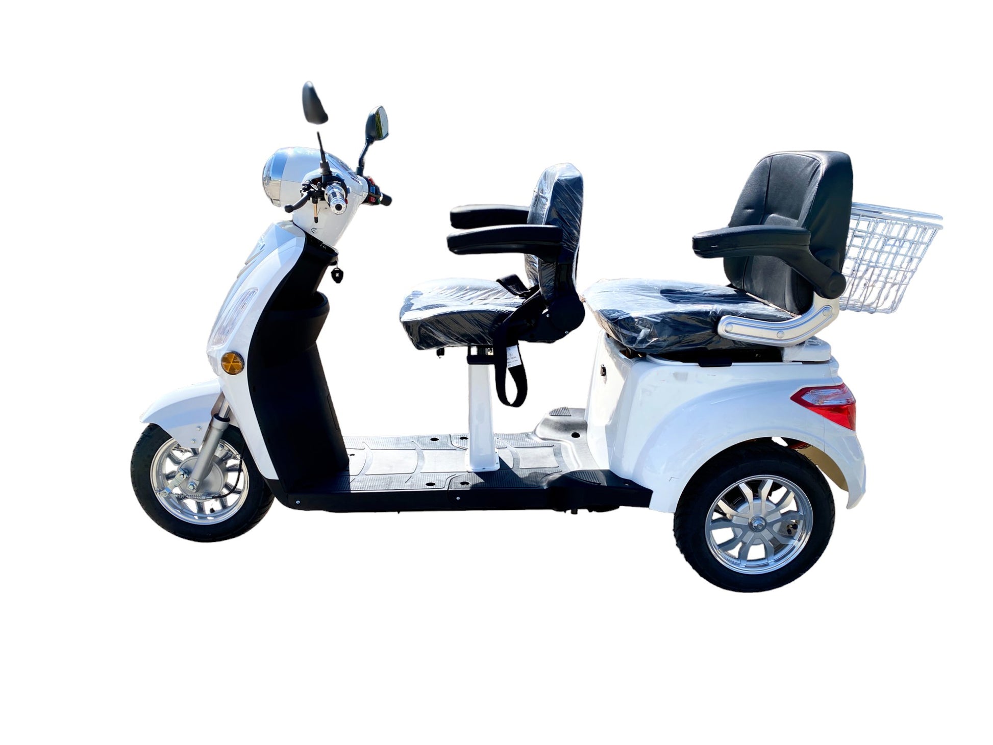 BULLBIKE Tallinn 2 Personen Elektro Scooter 1000W 60V 20Ah/ Seniorenmobil / Dreirad 25 km/h