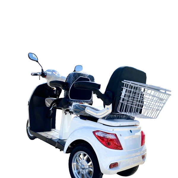 BULLBIKE Tallinn 2 Personen Elektro Scooter 1000W 60V 20Ah/ Seniorenmobil / Dreirad 25 km/h