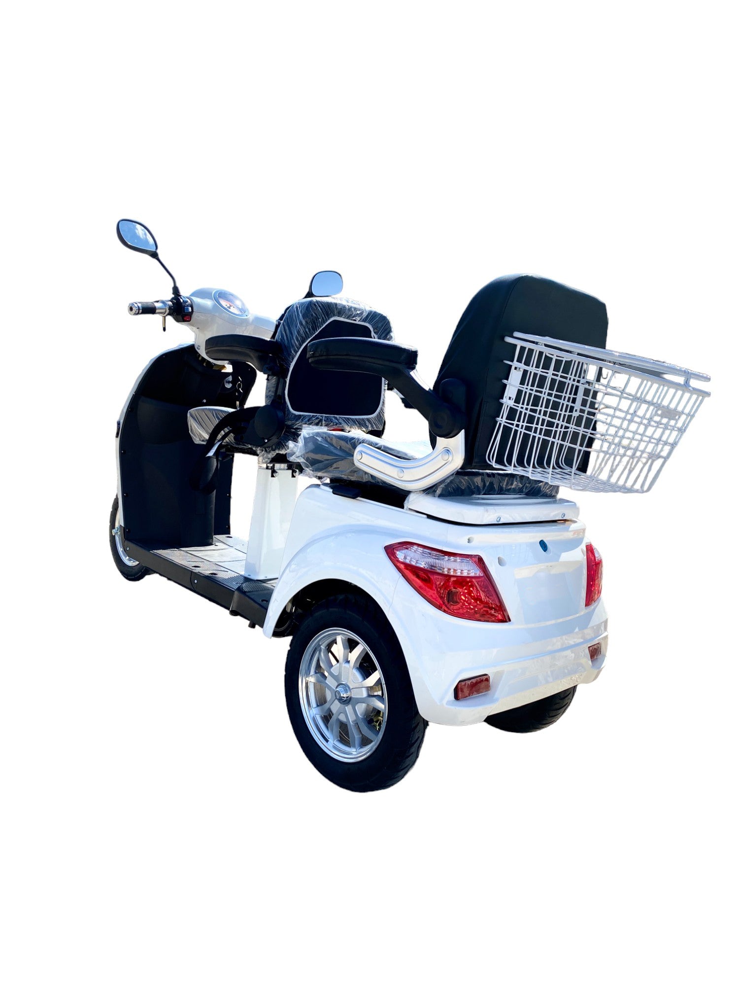 BULLBIKE Tallinn 2 Personen Elektro Scooter 1000W 60V 20Ah/ Seniorenmobil / Dreirad 25 km/h