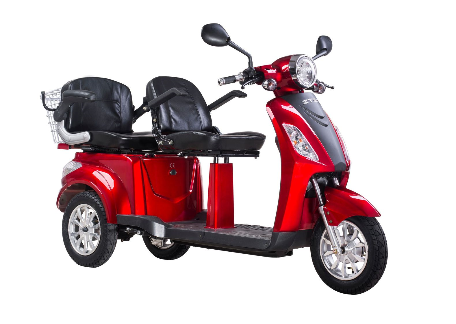 BULLBIKE Tallinn 2 Personen Elektro Scooter 1000W 60V 20Ah/ Seniorenmobil / Dreirad 25 km/h