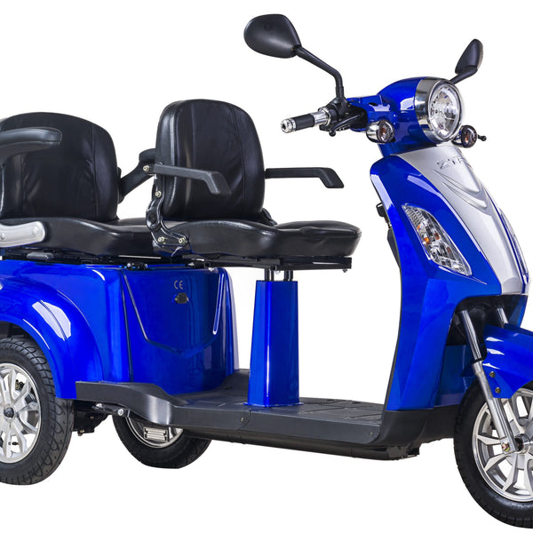 BULLBIKE Tallinn 2 Personen Elektro Scooter 1000W 60V 20Ah/ Seniorenmobil / Dreirad 25 km/h